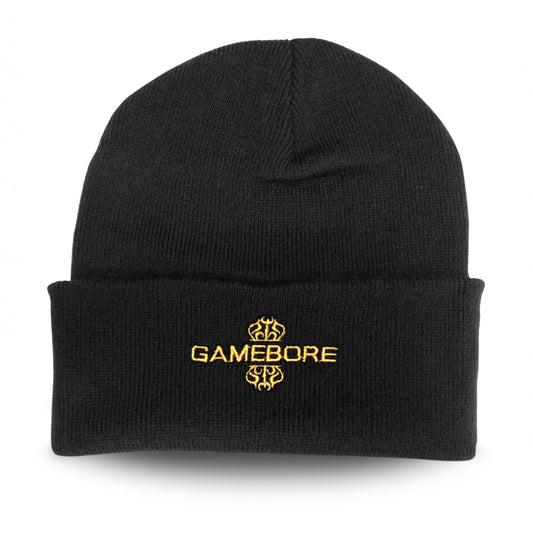 Gamebore Black Woollen Hat - Gold