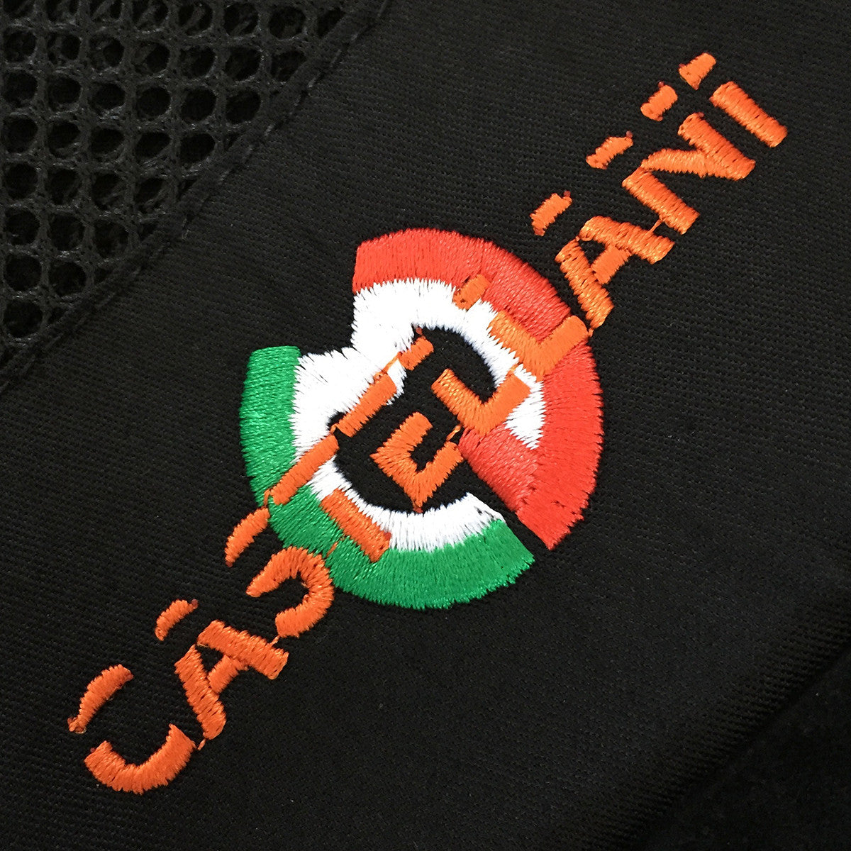 Castellani for Gamebore Clay Shooting Vest - Black & Orange