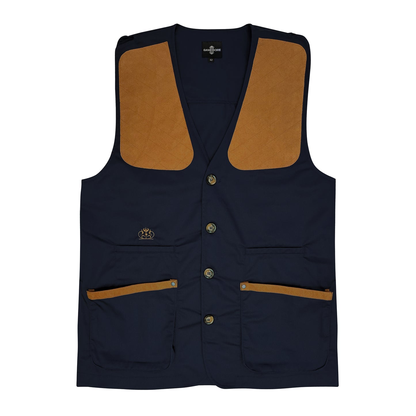 Gamebore Simulated Game Shooting Vest - Navy